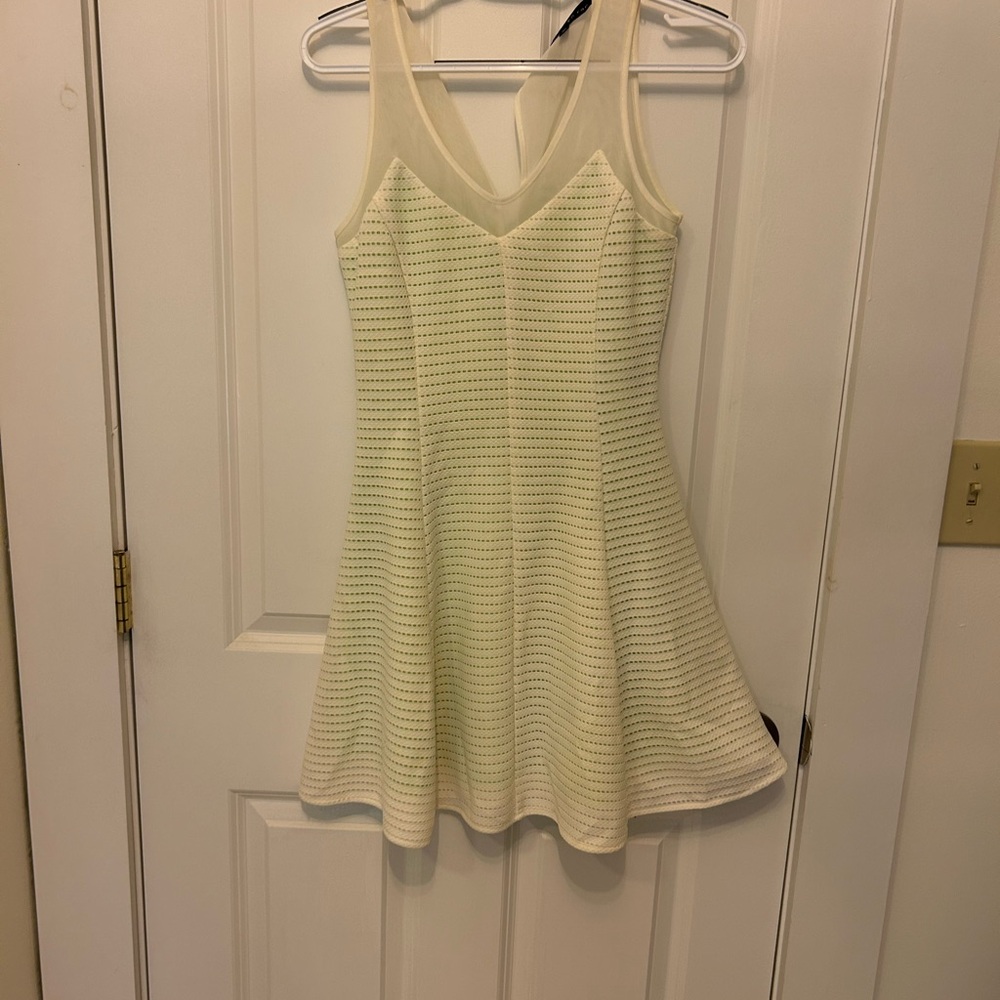 Adelyn Rae Cream Knit Dress